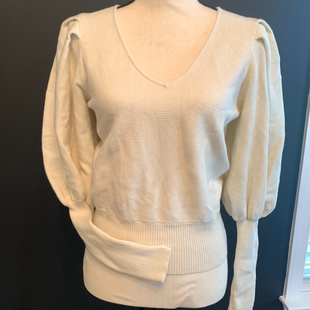 Ivory colored Express sweater